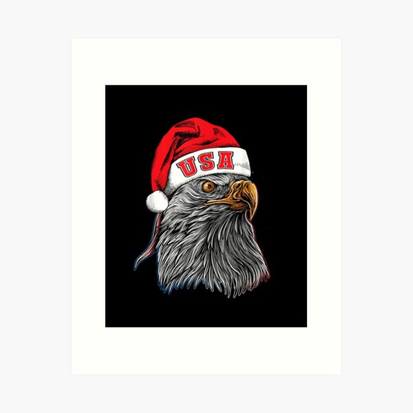 american eagle santa hat