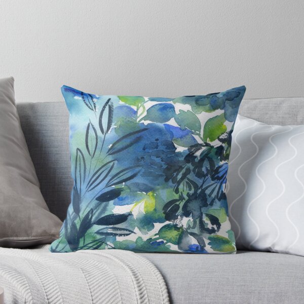 Item preview, blue and green garden  designed and sold by kosarandrea.