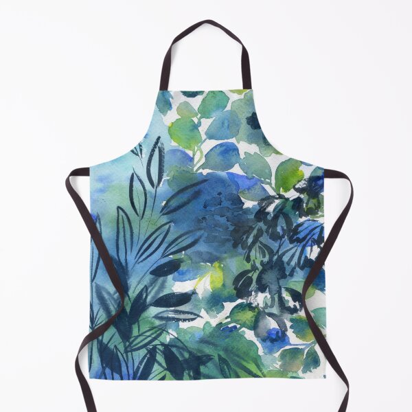 Aperçu de l'œuvre jardin bleu et vert créée et vendue par kosarandrea.