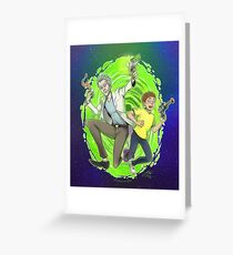 Rick and Morty Greeting Card