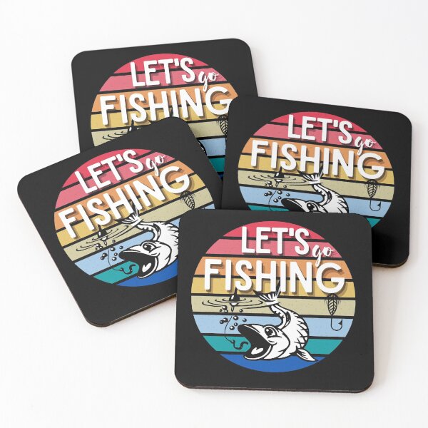 Item preview, Fishing Gift, Retro Vintage Fisherman Christmas gift, Lets Go Fishing designed and sold by AmazingEcraft.