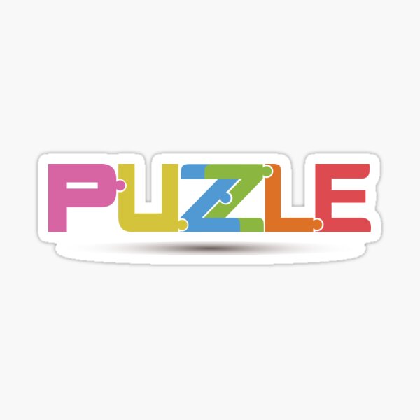 T-shirt of puzzle Sticker