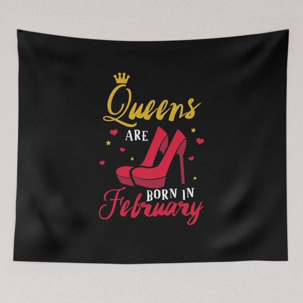 Item preview, Queens Are Born In February Women Birthday designed and sold by DoSt-997.
