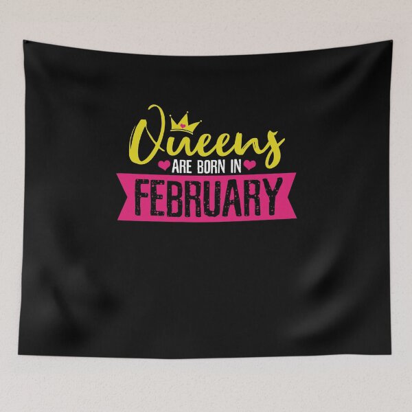 Item preview, Queens Are Born In February Women Birthday designed and sold by DoSt-997.