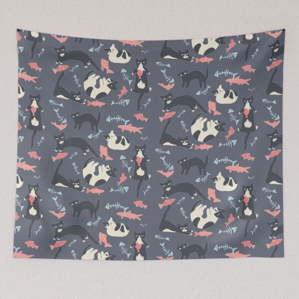 Item preview, Cats like fish designed and sold by kim-2003.