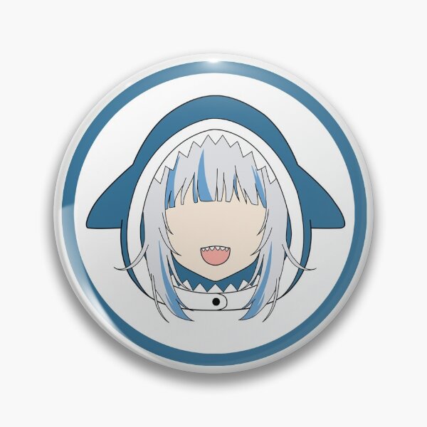 Item preview, Gawr Gura Minimalist | Version 1 | Hololive English designed and sold by mangaBear.