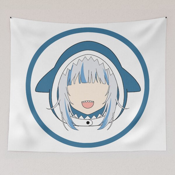 Item preview, Gawr Gura Minimalist | Version 1 | Hololive English designed and sold by mangaBear.