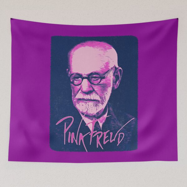 Artikelvorschau, Pink Floyd Pink Freud pinlk entworfen und verkauft von RockSaltPink.
