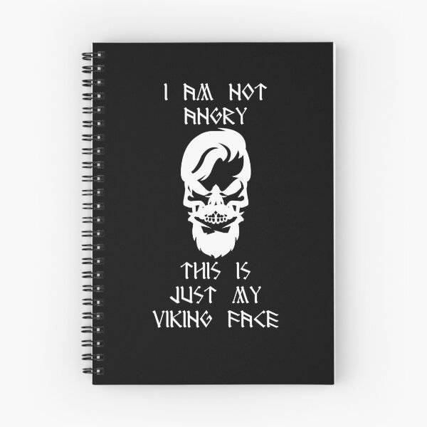 Item preview, This is my viking face angry runes teuton designed and sold by DerNerd.