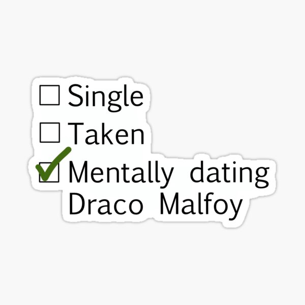 Geistig mit Draco Malfoy zusammen Sticker