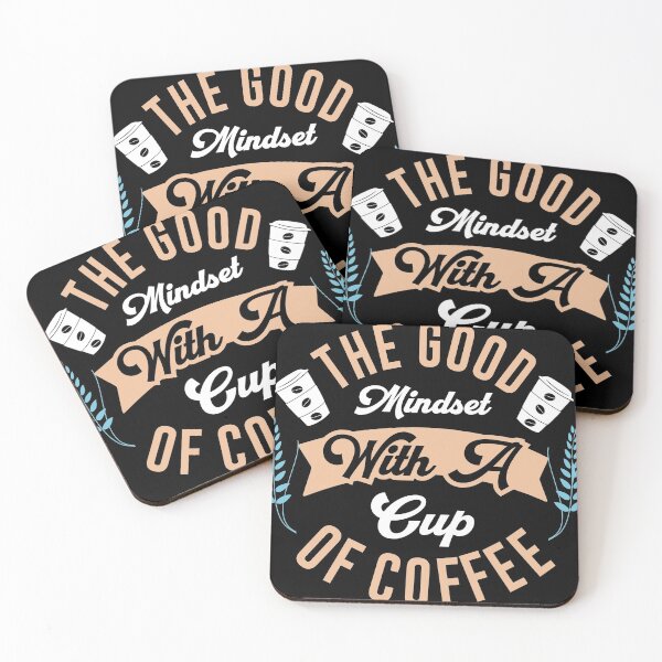 Item preview, The good mindset with Coffee designed and sold by maryam madah.
