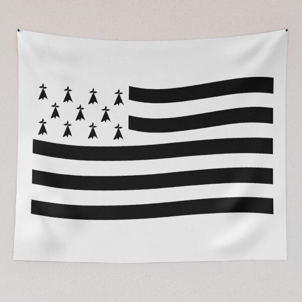 Item preview, gwenn ha du, Breton flag designed and sold by grafikestelle.
