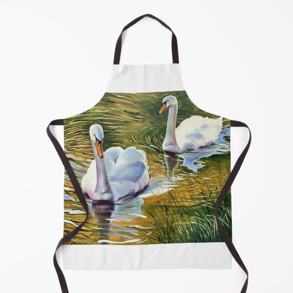 Item preview, Swans along the towpath designed and sold by CPughArtist.