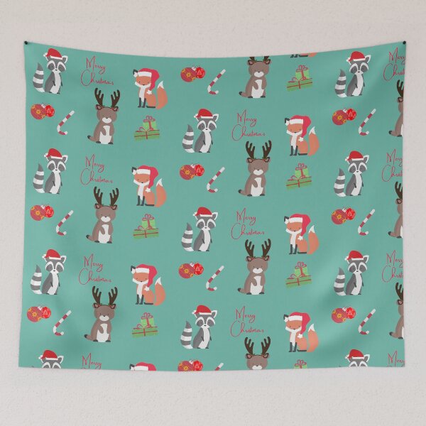Item preview, Merry Christmas, cute animals designed and sold by NomadMessenger.