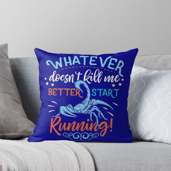 Item preview, Whatever doesnt kill me Better Start Running designed and sold by Alema Art.