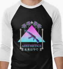 Aesthetics Ak-47 Pyramid Men's Baseball ¾ T-Shirt