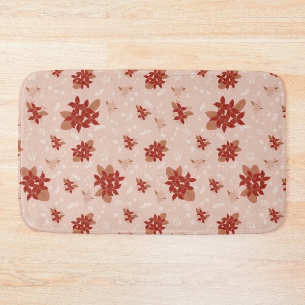 Item preview, Ixora Foloral Pattern in Earthtone designed and sold by Skeenazlan.