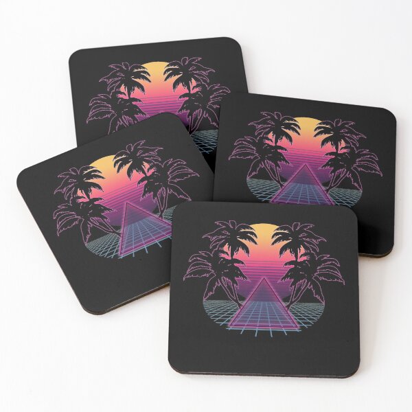 Item preview, SYNTHWAVE SUN & PALMS # 2 designed and sold by RICK-TURNER.