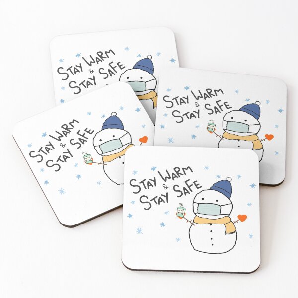 Item preview, Stay Warm Stay Safe Snow Man  designed and sold by Marinaaa010.