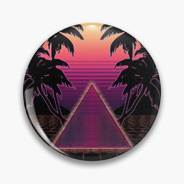 Item preview, SYNTHWAVE SUN & PALMS # 3 designed and sold by RICK-TURNER.