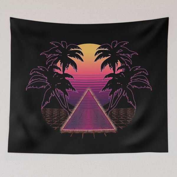Item preview, SYNTHWAVE SUN & PALMS # 3 designed and sold by RICK-TURNER.