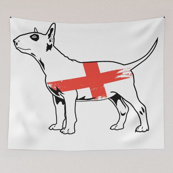 Item preview, Smiling English Bull Terrier  designed and sold by TheEP.