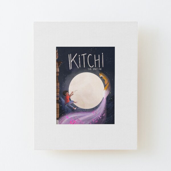 Kitchi: The Spirit Fox - Front Cover Wood Mounted Print