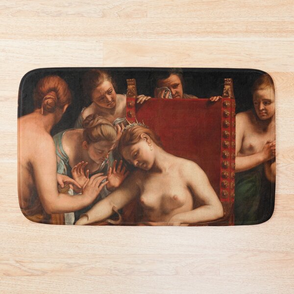 Item preview, Cleopatra bitten by a snake - guido cagnacci werkstatt designed and sold by Vintage Designs +.
