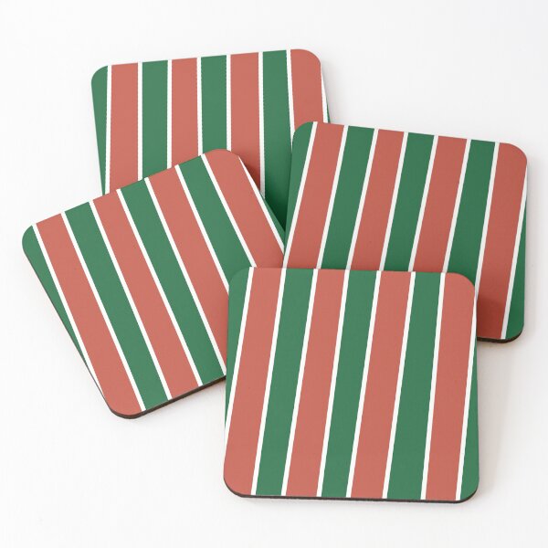 Item preview, Red,white and green stripes Christmas design designed and sold by Abbara.
