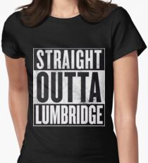 Straight Outta Lumbridge Women's Fitted T-Shirt
