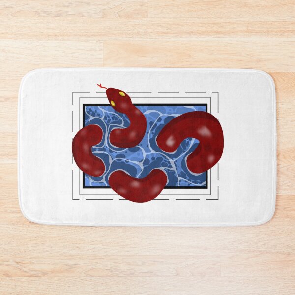 Item preview, Framed Swimming Snake designed and sold by viv-trinh.
