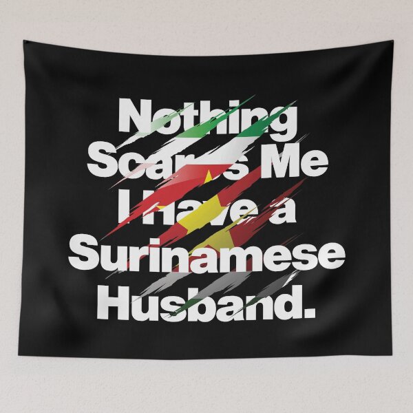 Item preview, Nothing Scares Me I Have a Surinamese Husband designed and sold by elhefe.