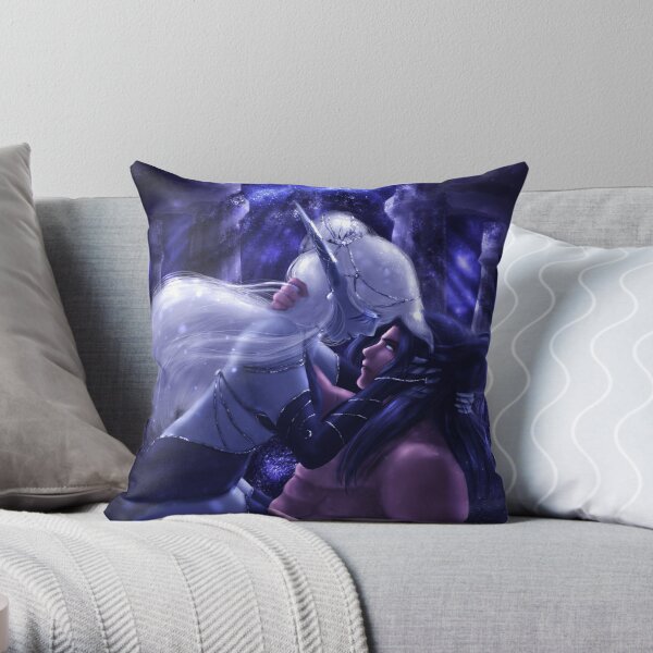 NEW World of Warcraft Night Elf 15.7x15.7 inch Double Side Sofa Pillow Cushion 