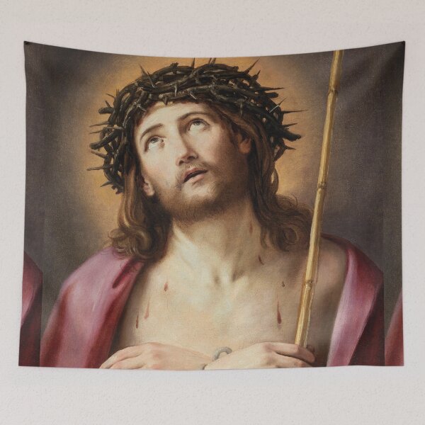 Item preview, Potrait of Jesus Christ = aguido reni werkstatt designed and sold by Vintage Designs +.