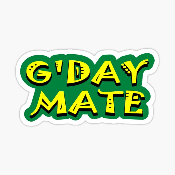 Item preview, G'Day Mate Australia Day designed and sold by EllenTune.