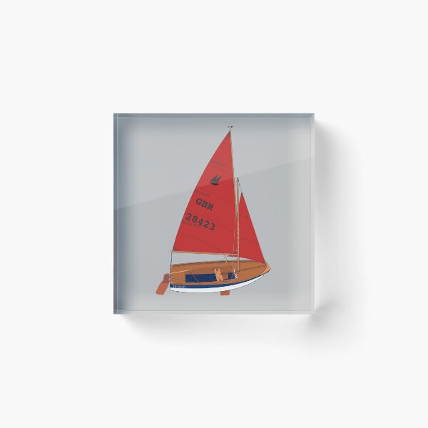 Item preview, Mirror Dinghy 28423 'Hurrah' Perspective designed and sold by RedBubbleBath.