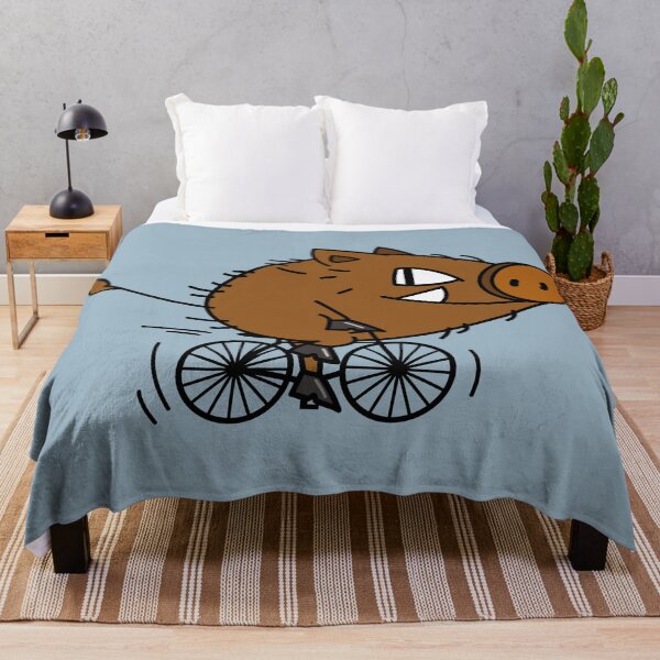 Item preview, Funny boar rides a bicycle designed and sold by spontania.