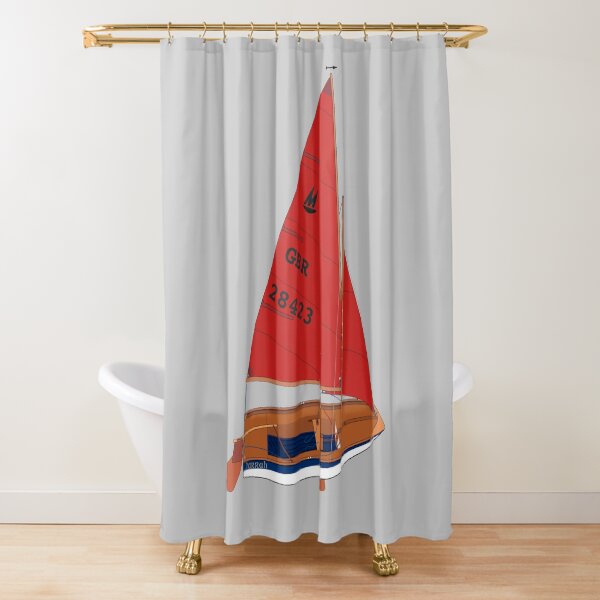 Item preview, Mirror Dinghy 28423 'Hurrah' Perspective designed and sold by RedBubbleBath.