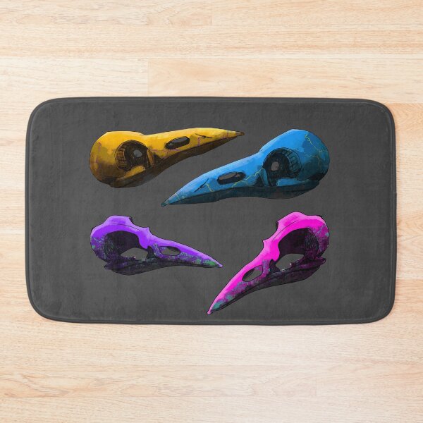 Item preview, Colorful Raven skulls designed and sold by theinkypensieve.