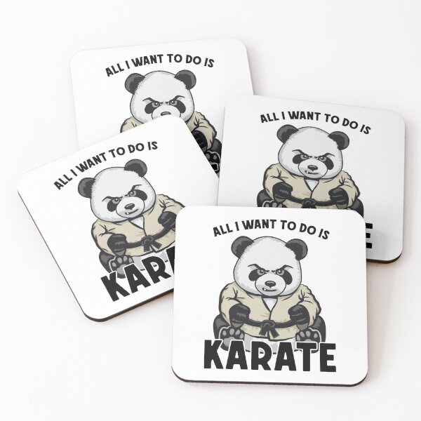 Artikelvorschau, Karate Panda Alles, was ich tun möchte, ist süßer Bär Karateka entworfen und verkauft von GrandeDuc.