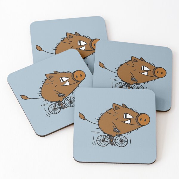 Item preview, Funny boar rides a bicycle designed and sold by spontania.
