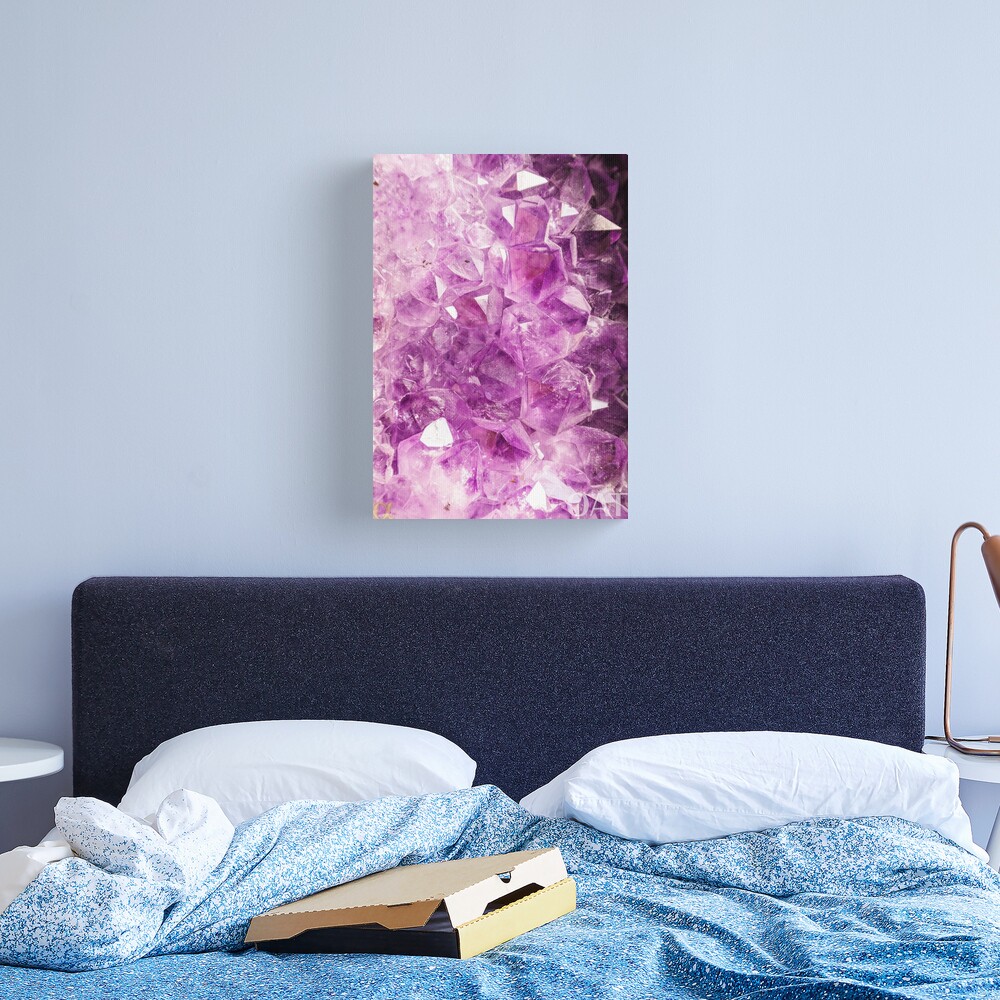 Amethyst Frequency Canvas Print