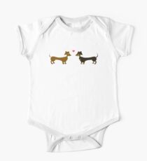 Dachshund Love - Dachshund One Piece - Short Sleeve