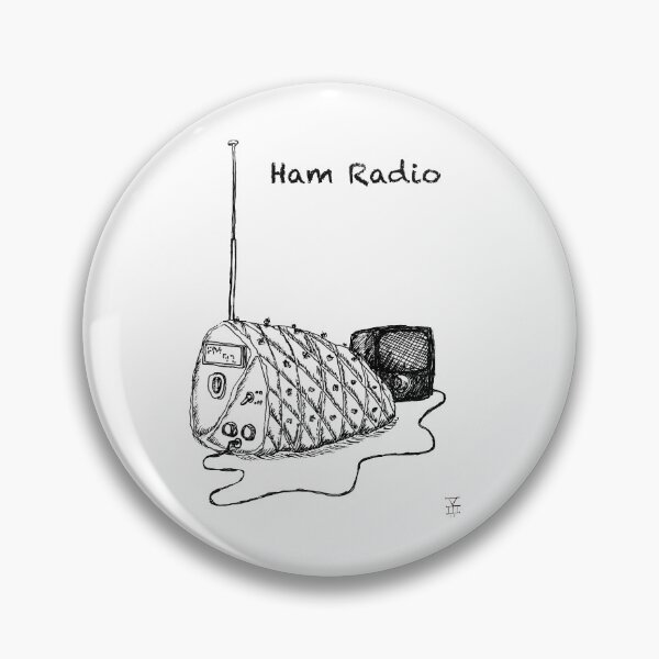 Item preview, Ham Radio (BW) designed and sold by ColdCampComix.