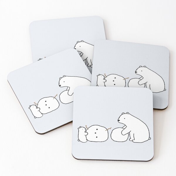 Item preview, Polar Bear and Snowman  designed and sold by Marinaaa010.