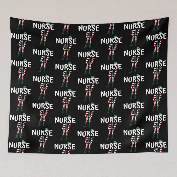 Item preview, Funny Nurse Elf Christmas Outfit Great Xmas Gift For A Nurse Cute Merry Xmas Nurse Elf Apparel designed and sold by FunnySunny T-Shirts.