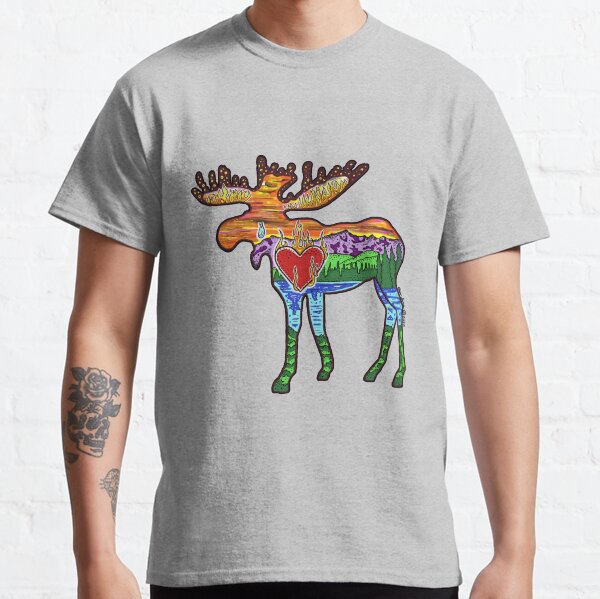 Item preview, Heart Afire Moose designed and sold by Heartsonfireart.
