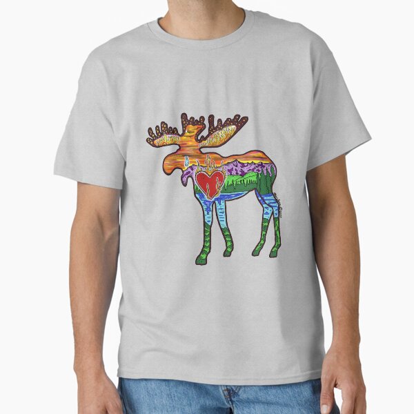 Item preview, Heart Afire Moose designed and sold by Heartsonfireart.