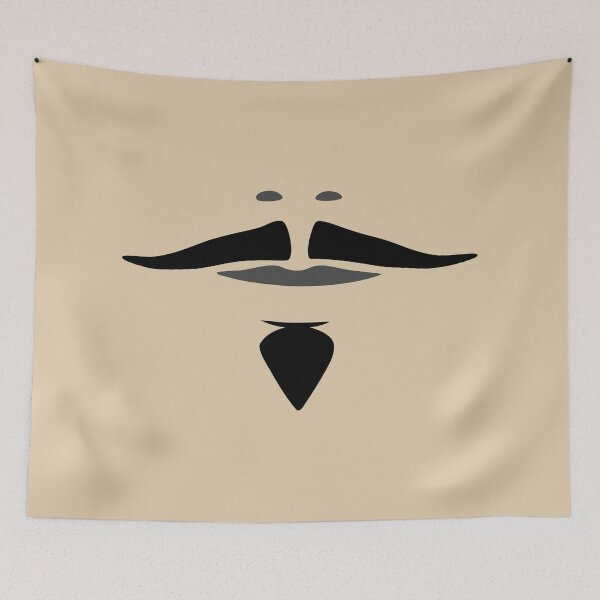 Item preview, Flesh Tone Beige Gray and Black D'Artagnan Musketeer Mustache and Goatee designed and sold by frenchsalsa.