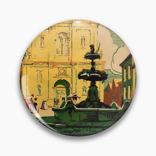 Item preview, retro Ville de St Huber designed and sold by CorasPosters.